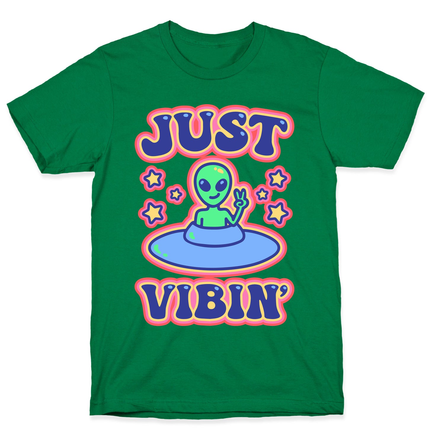 Just Vibin' Alien T-Shirt