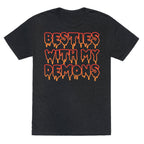 Besties With My Demons Unisex Triblend Tee