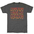 Besties With My Demons Unisex Triblend Tee