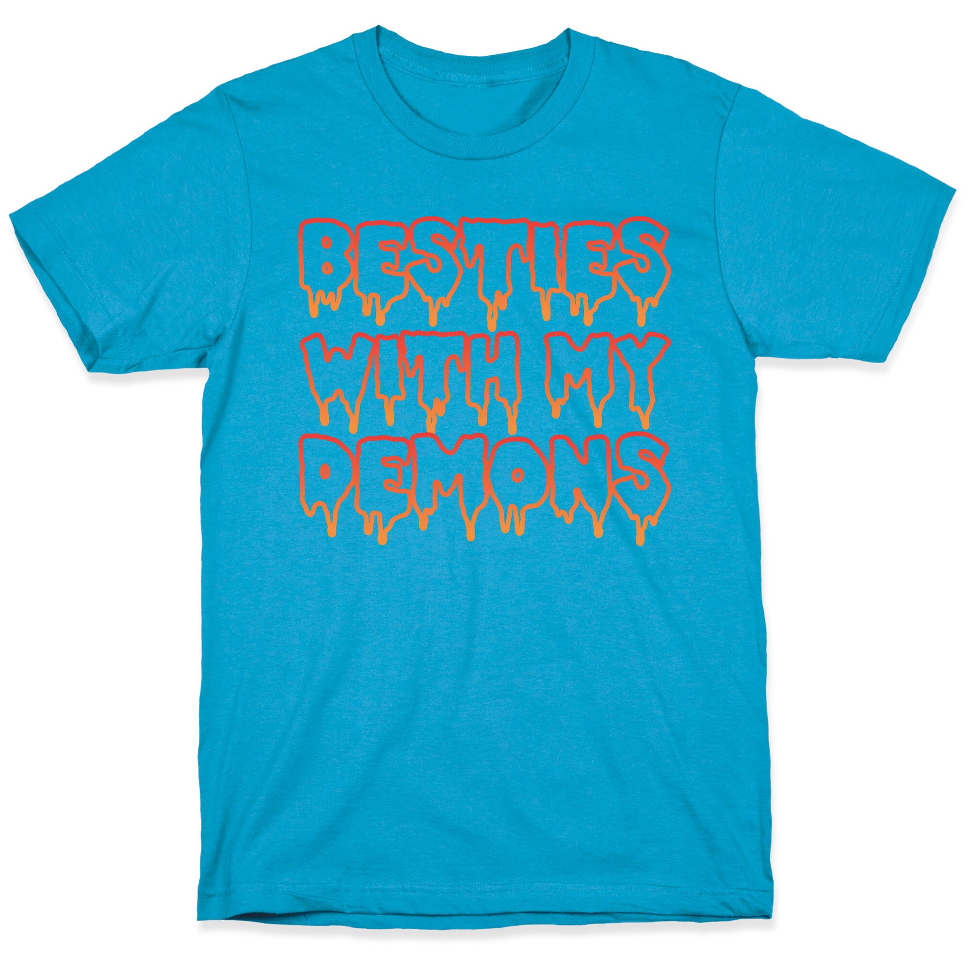 Besties With My Demons Unisex Triblend Tee