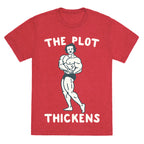 The Plot Thickens Poe Parody Unisex Triblend Tee