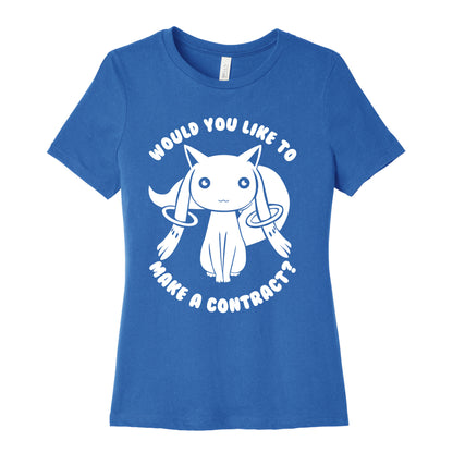 Would You Like To Make A Contract? Women's Cotton Tee