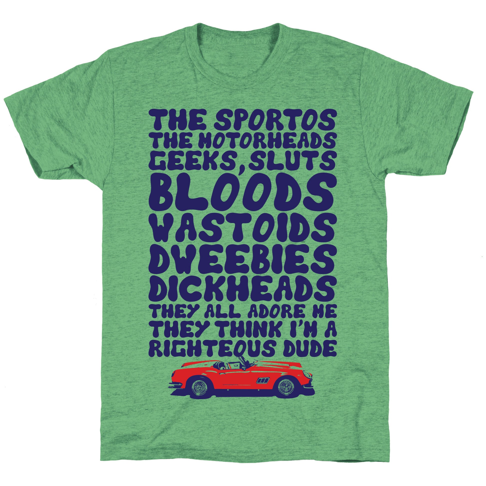 Righteous Dude Unisex Triblend Tee