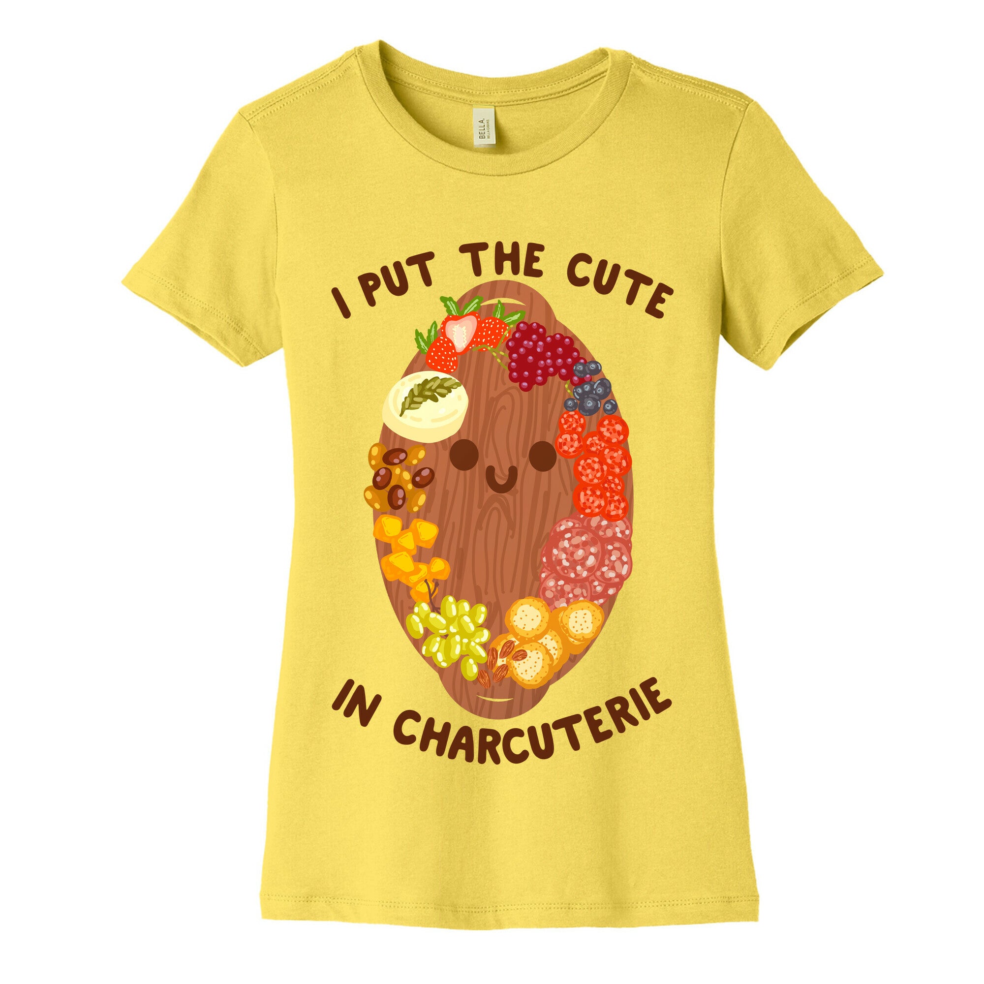 I Put the Cute In Charcuterie Women's Cotton Tee