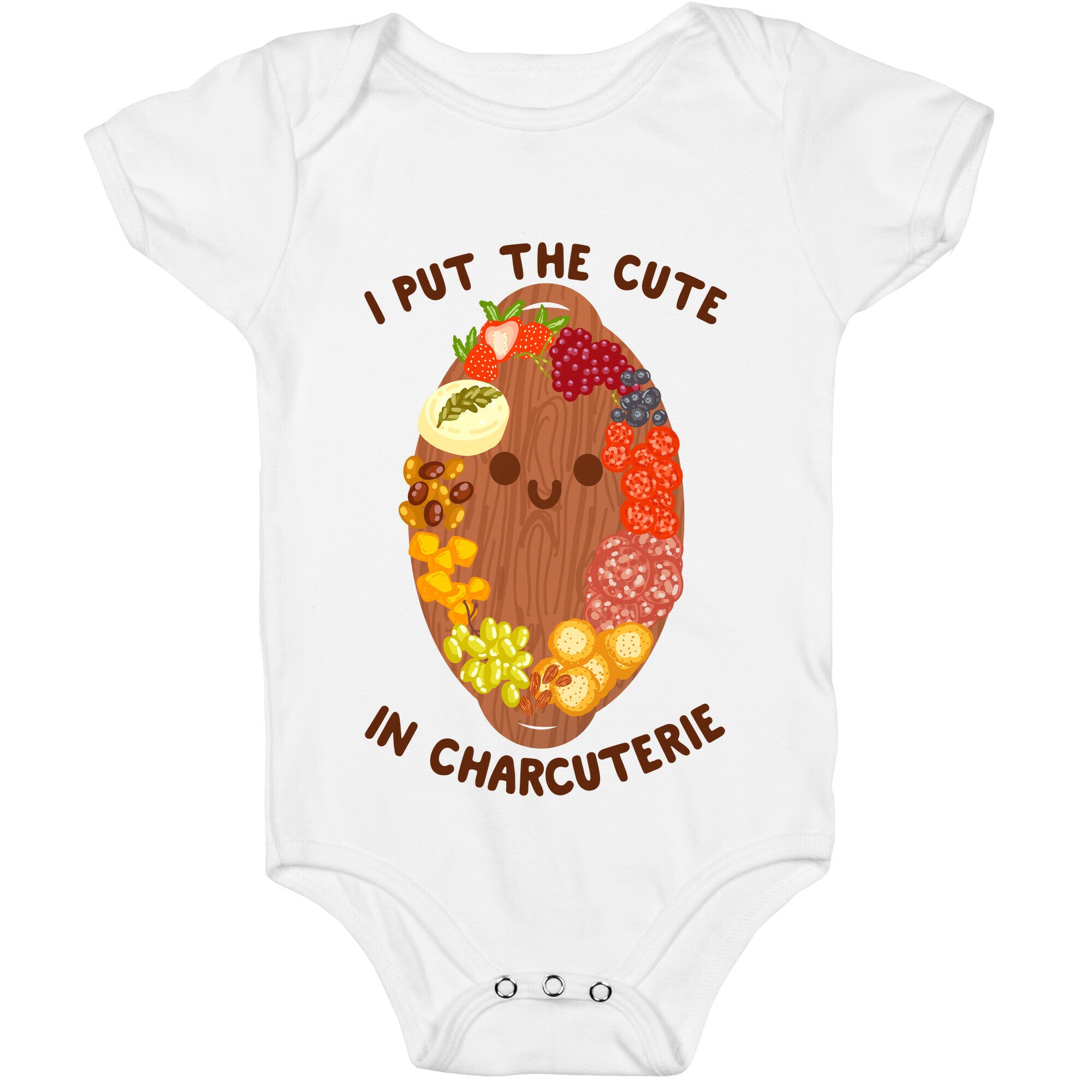 I Put the Cute In Charcuterie Baby One Piece