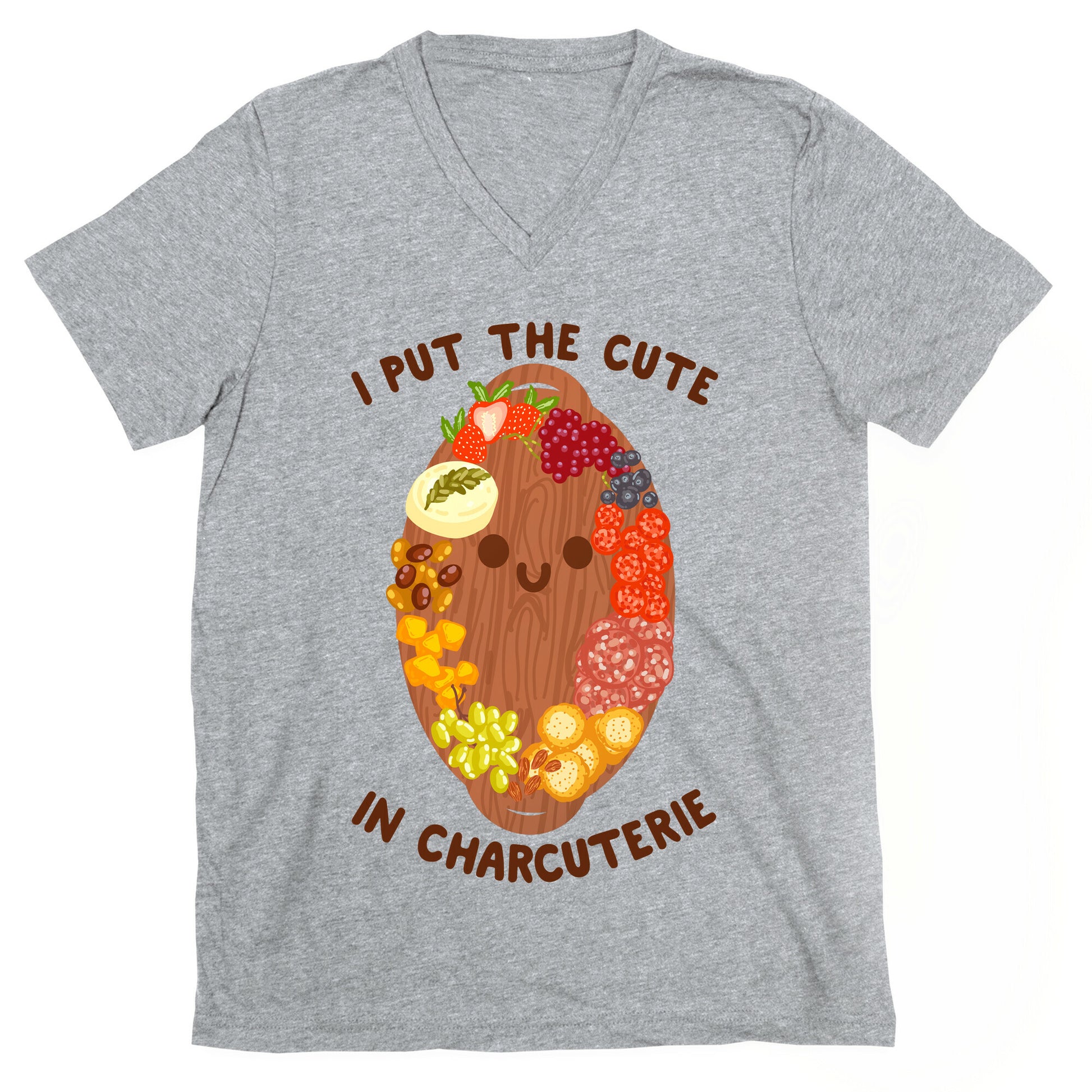 I Put the Cute In Charcuterie V-Neck