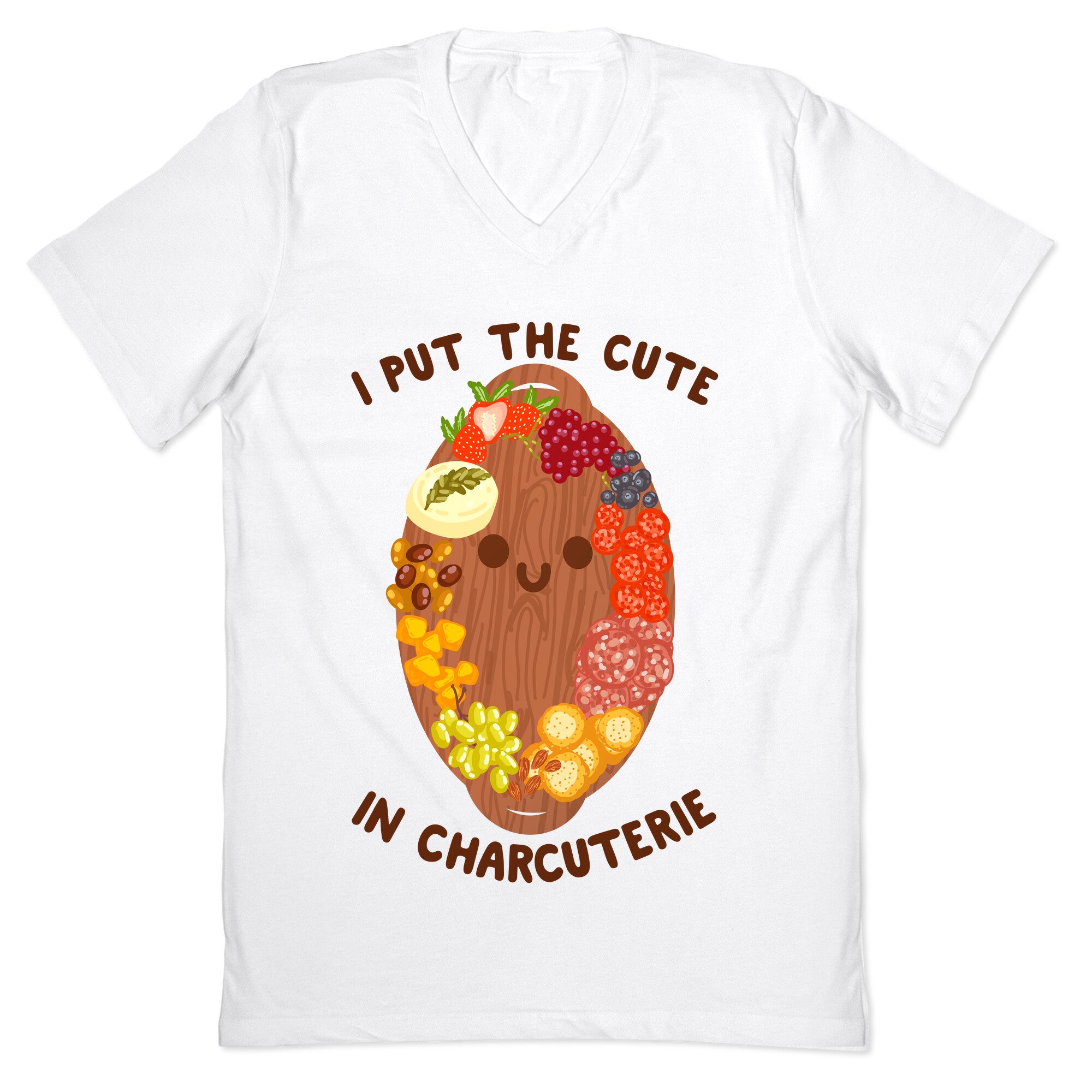 I Put the Cute In Charcuterie V-Neck