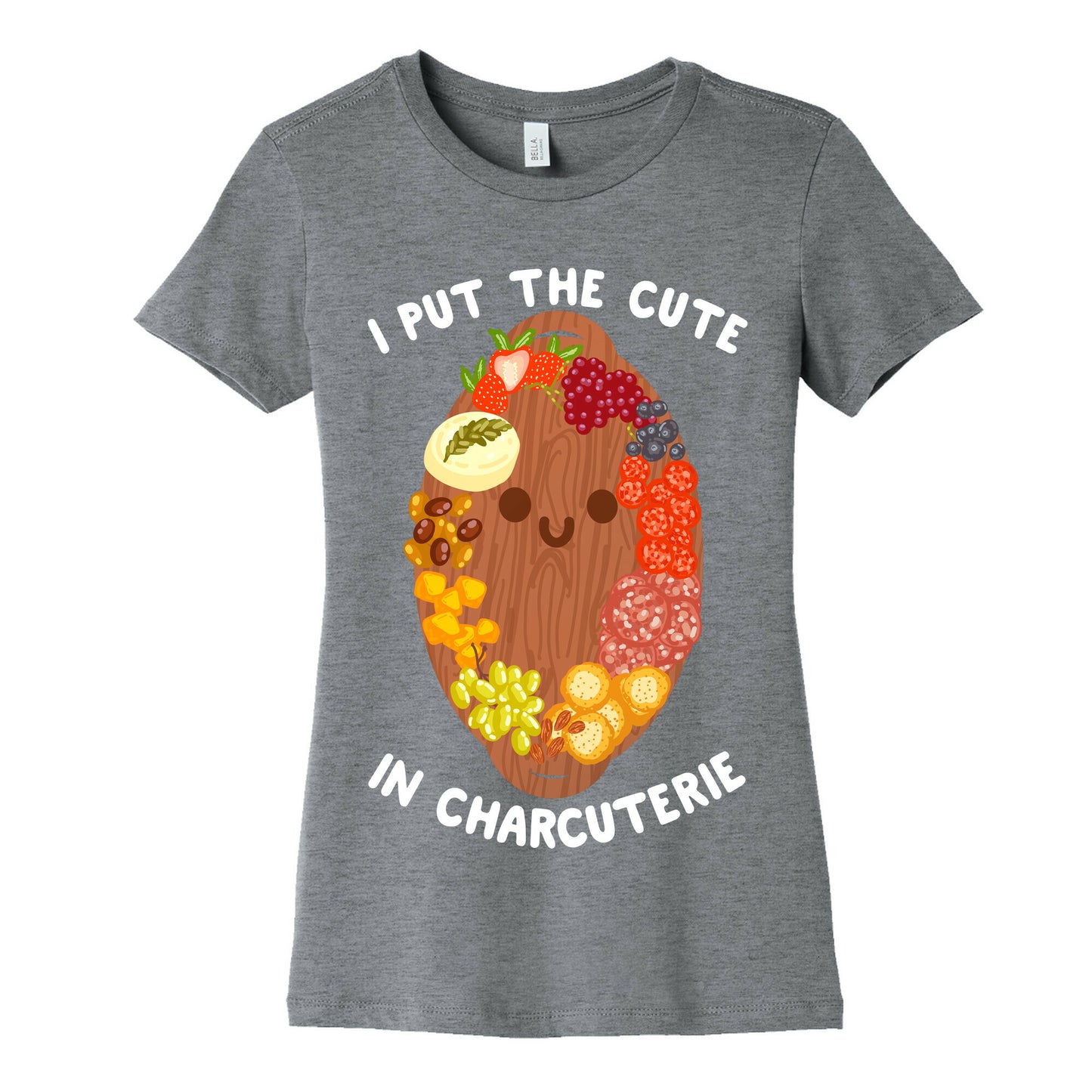 I Put the Cute In Charcuterie Women's Cotton Tee