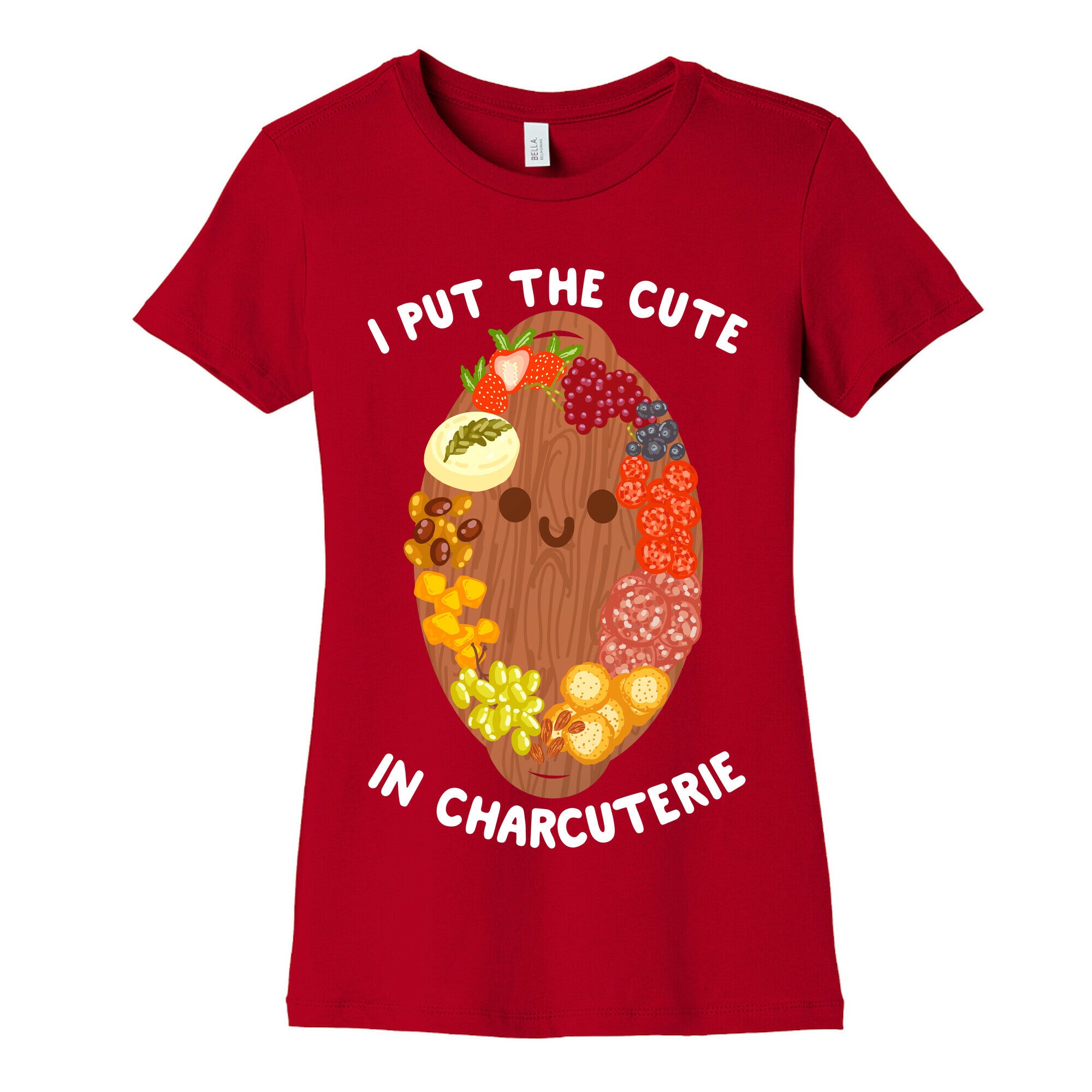 I Put the Cute In Charcuterie Women's Cotton Tee