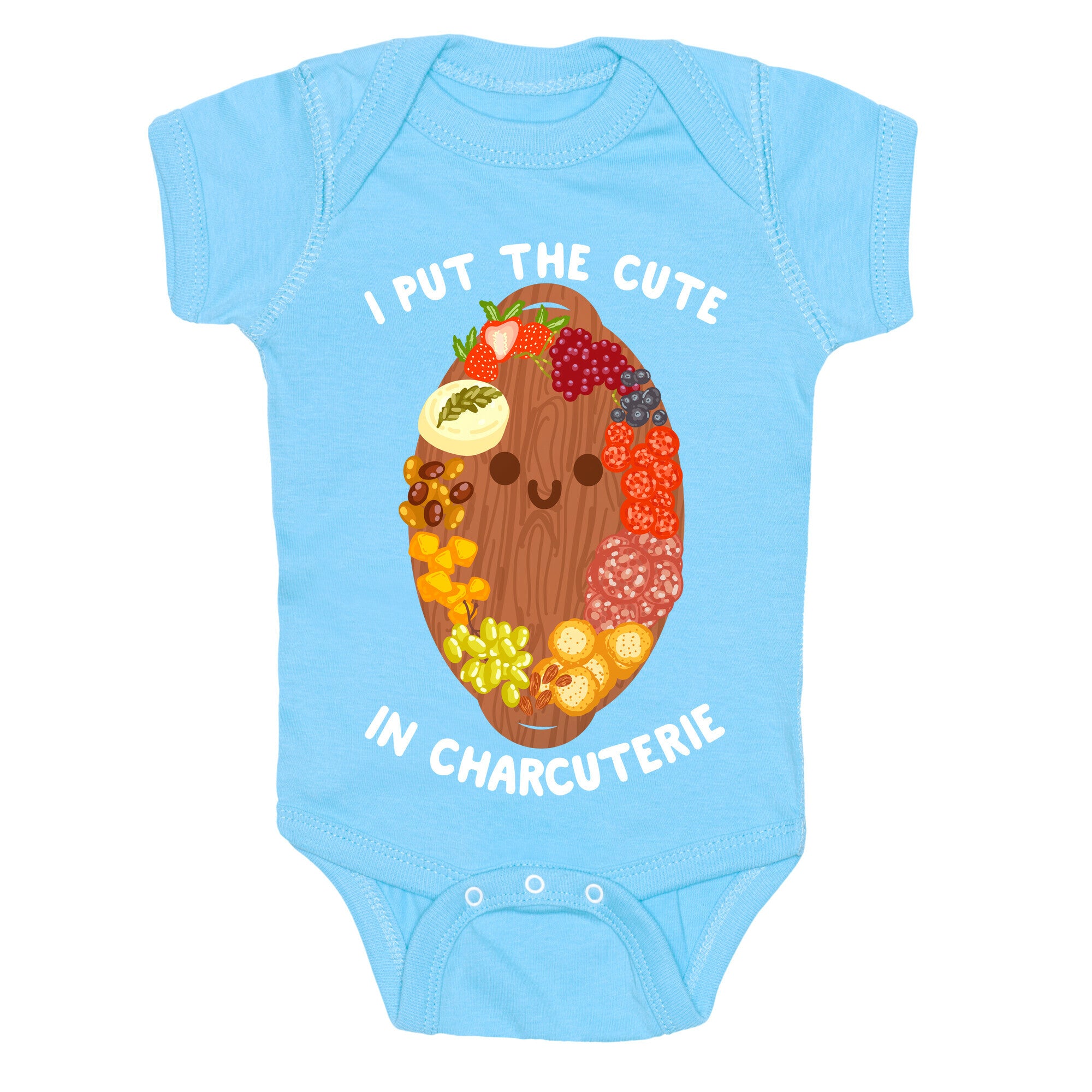 I Put the Cute In Charcuterie Baby One Piece