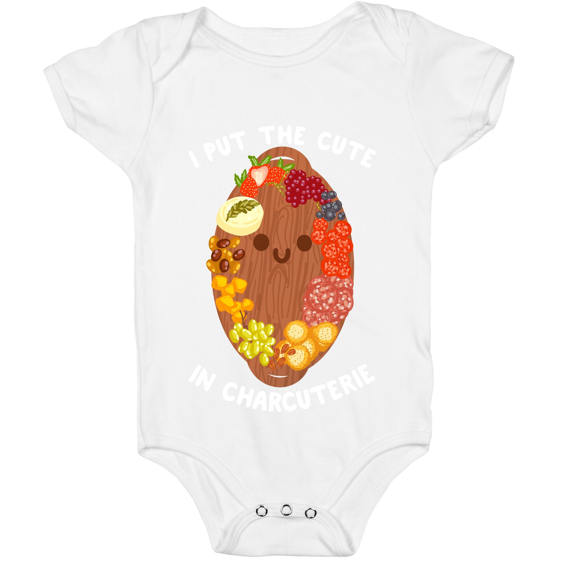 I Put the Cute In Charcuterie Baby One Piece