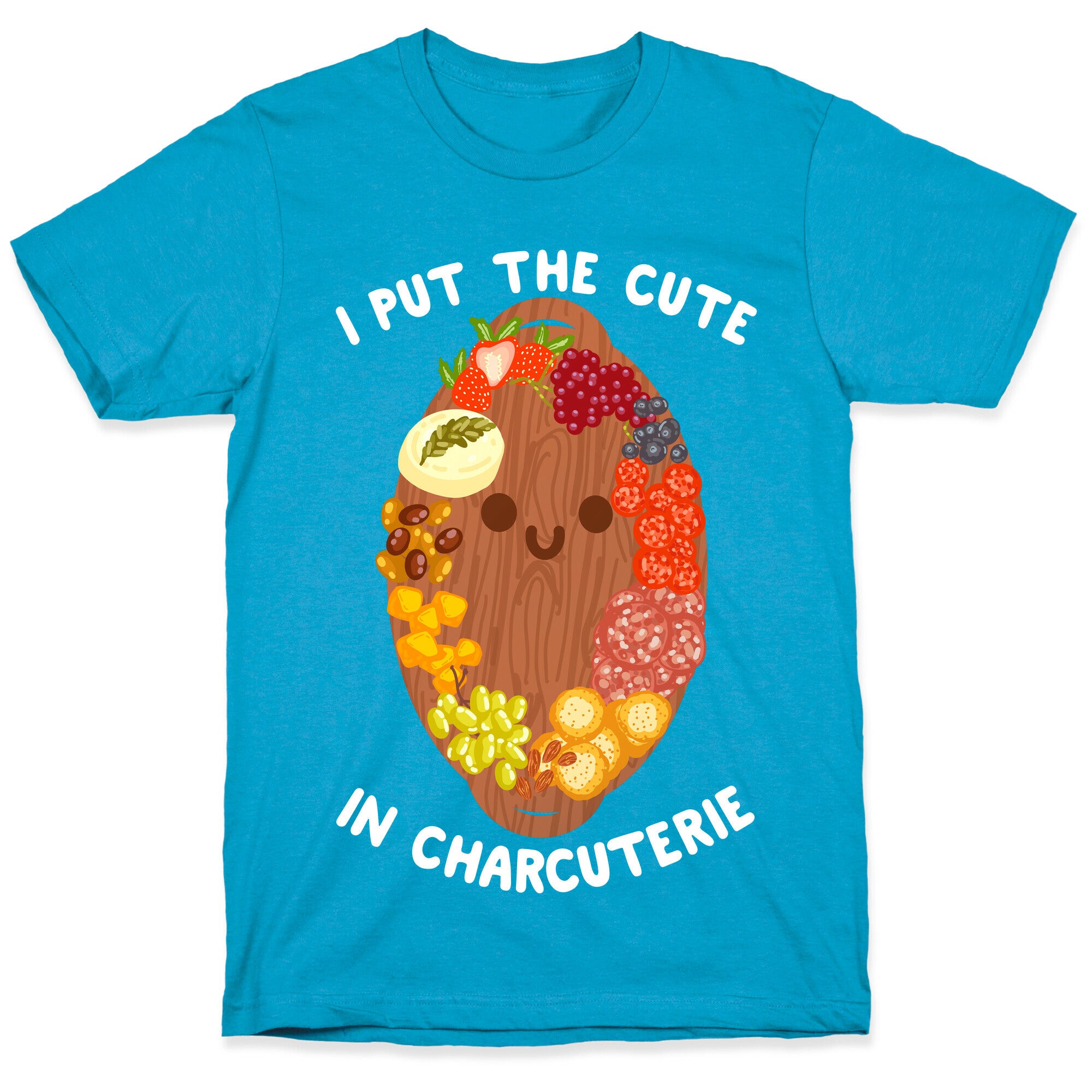 I Put the Cute In Charcuterie Unisex Triblend Tee