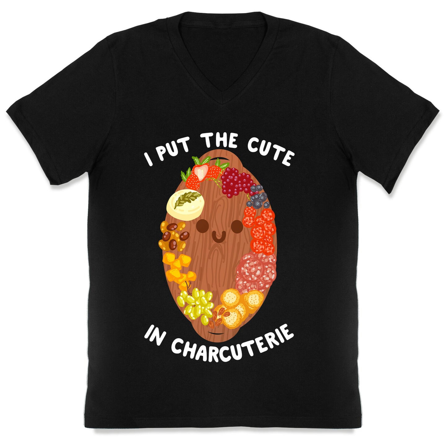 I Put the Cute In Charcuterie V-Neck