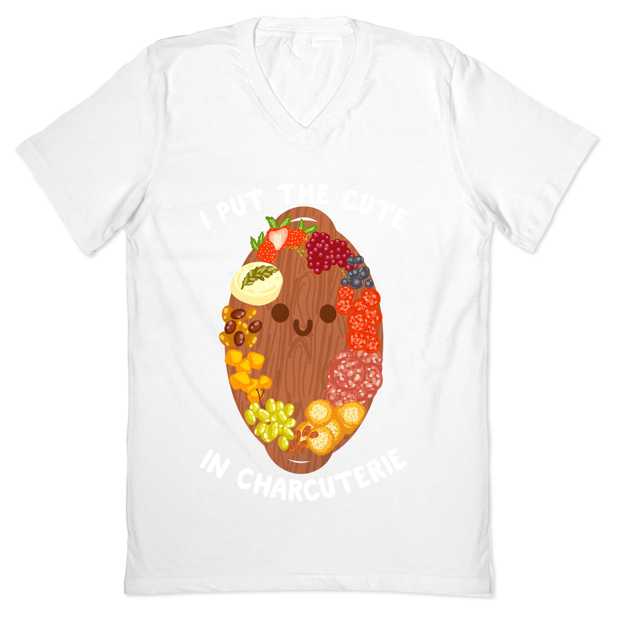 I Put the Cute In Charcuterie V-Neck