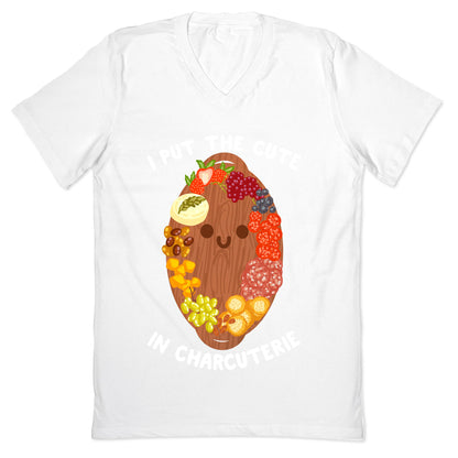 I Put the Cute In Charcuterie V-Neck