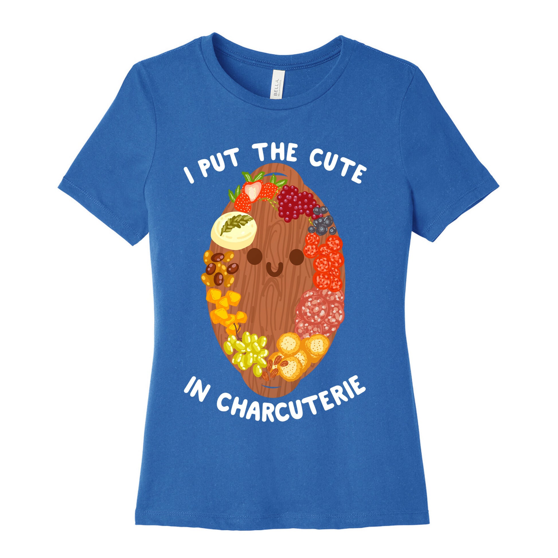 I Put the Cute In Charcuterie Women's Cotton Tee