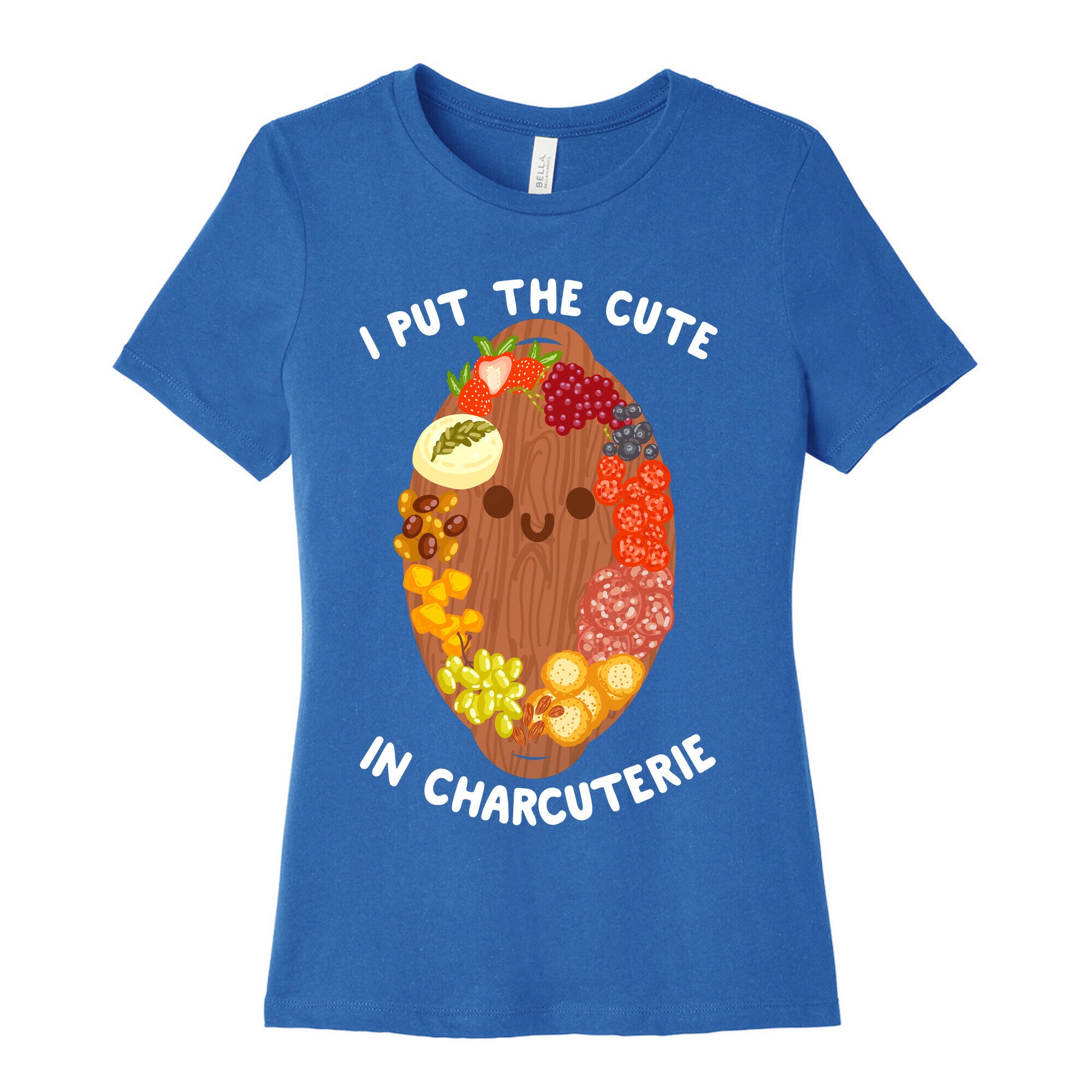 I Put the Cute In Charcuterie Women's Cotton Tee