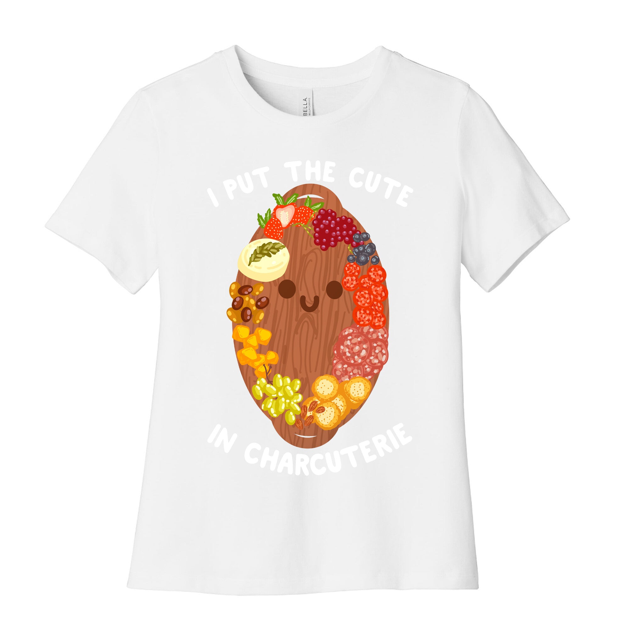 I Put the Cute In Charcuterie Women's Cotton Tee