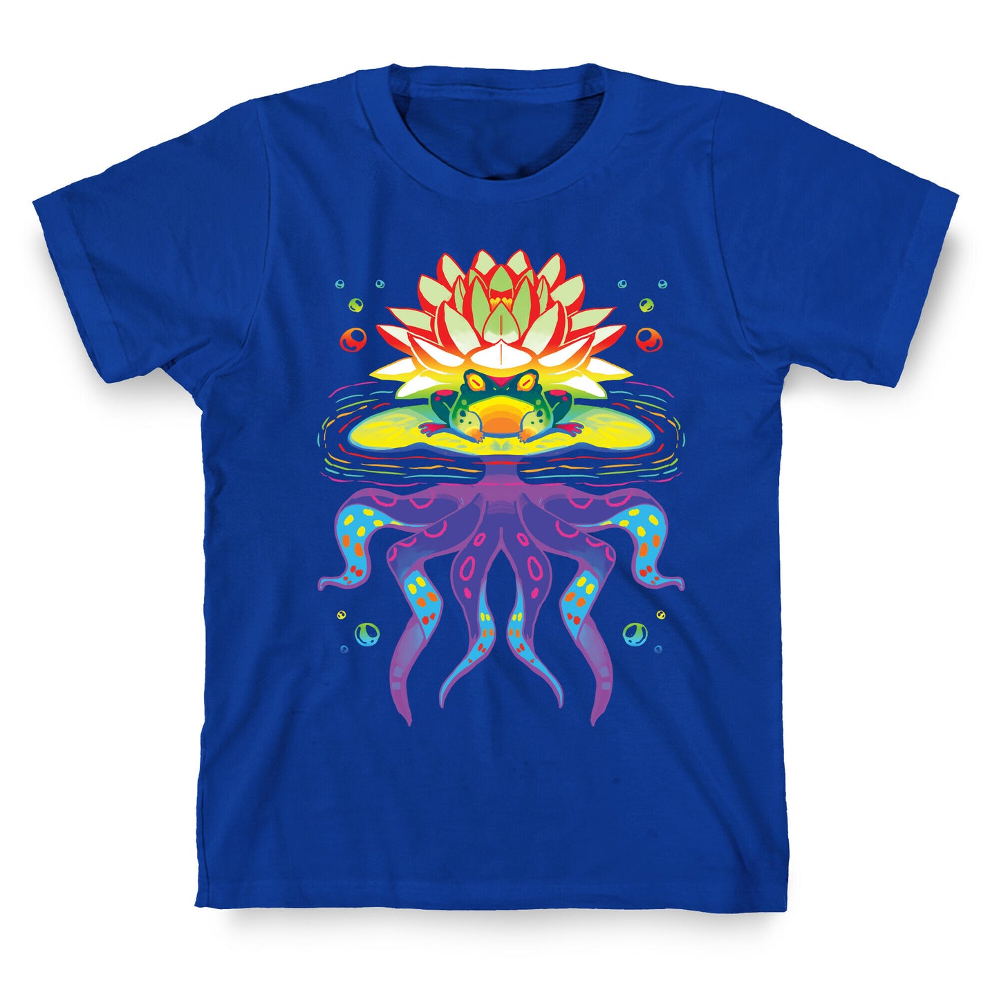 Psychedelic Lily Frog T-Shirt