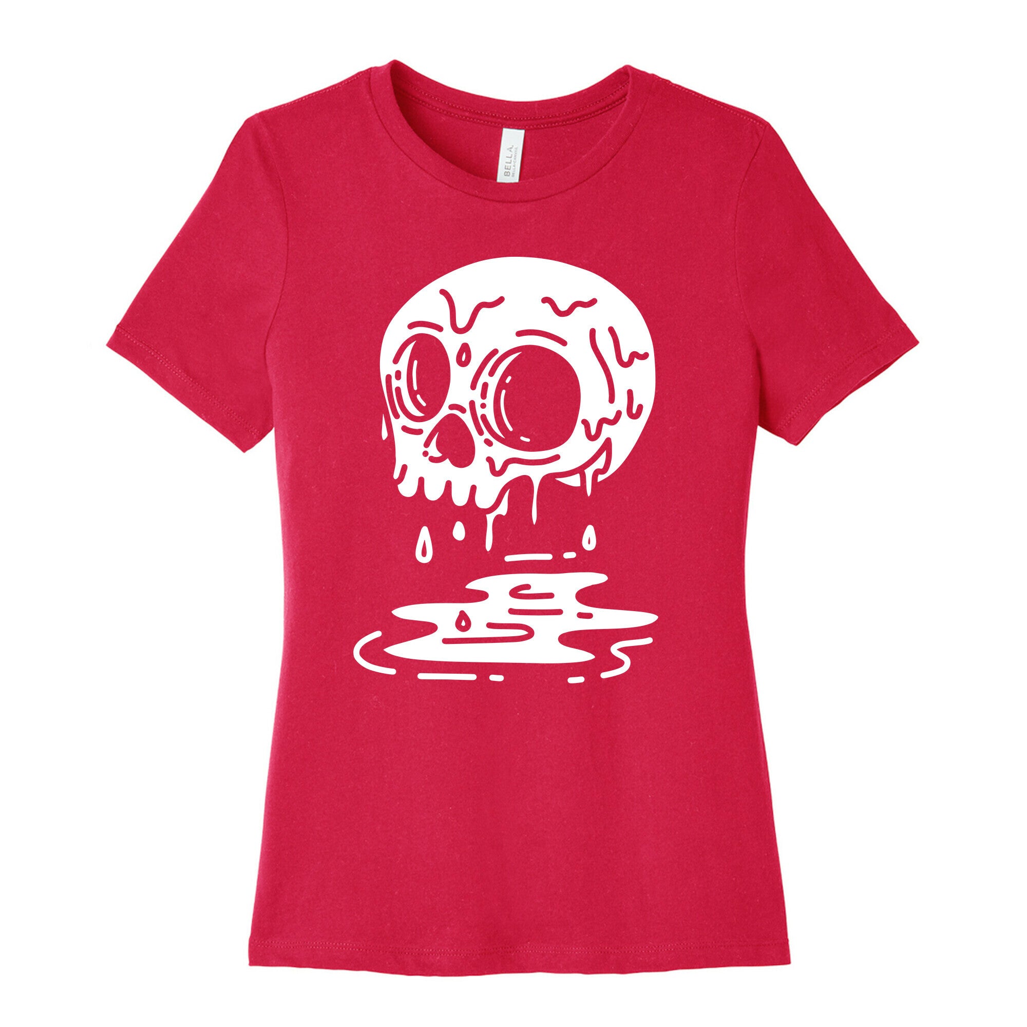 Melting Skull Women's Cotton Tee