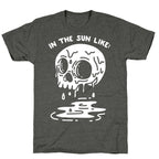 In The Sun Like: Melting Skull Goth Unisex Triblend Tee