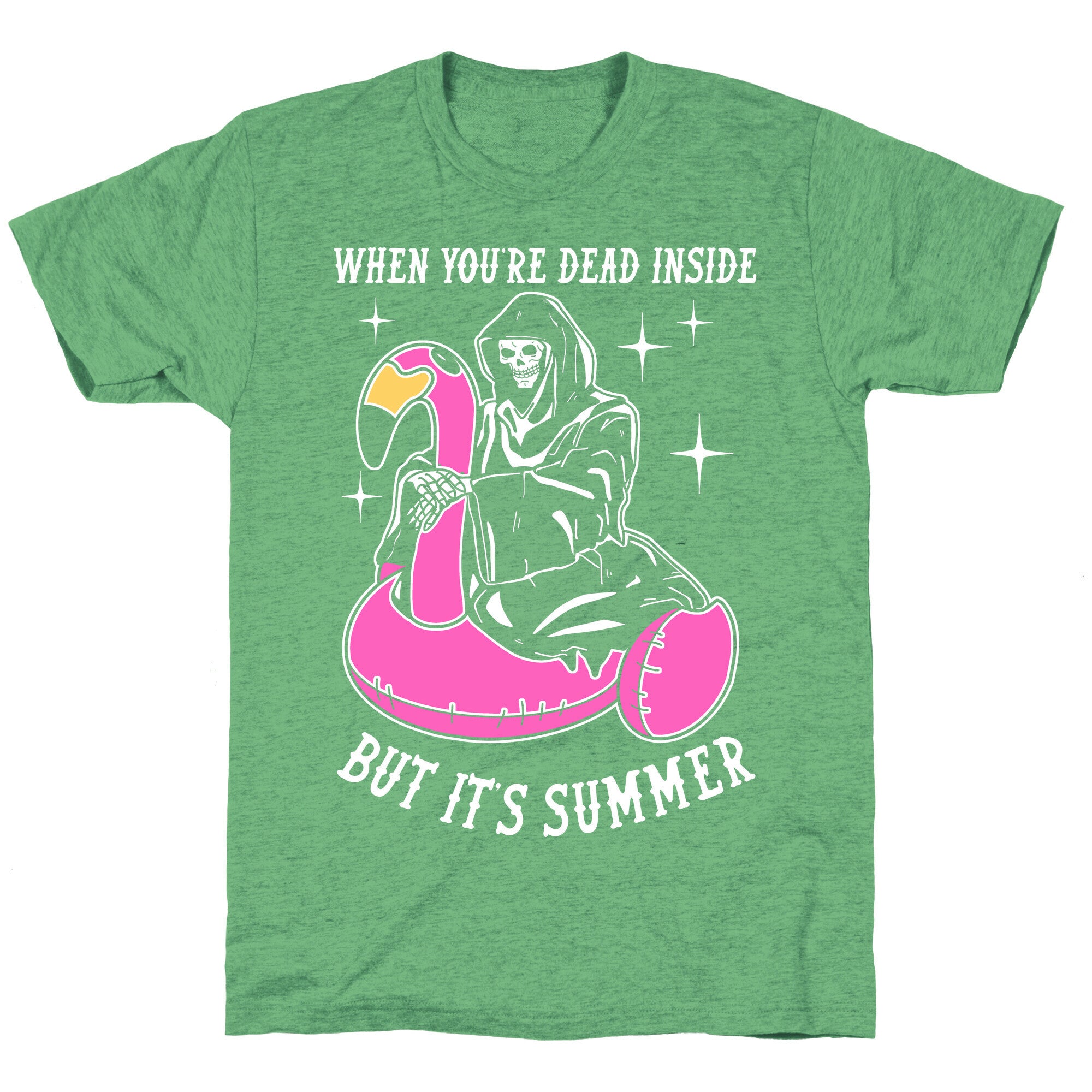 When You're Dead Inside But It's Summer Unisex Triblend Tee