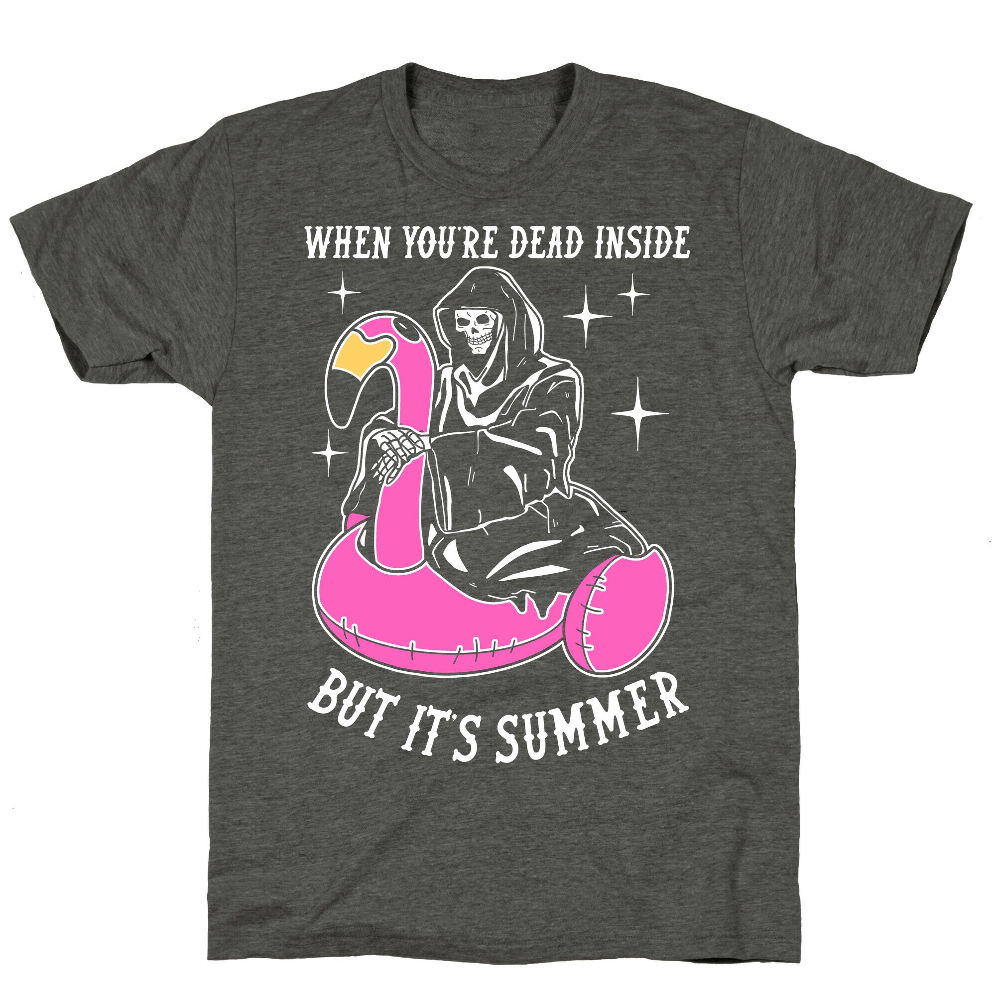 When You're Dead Inside But It's Summer Unisex Triblend Tee