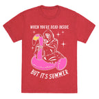 When You're Dead Inside But It's Summer Unisex Triblend Tee