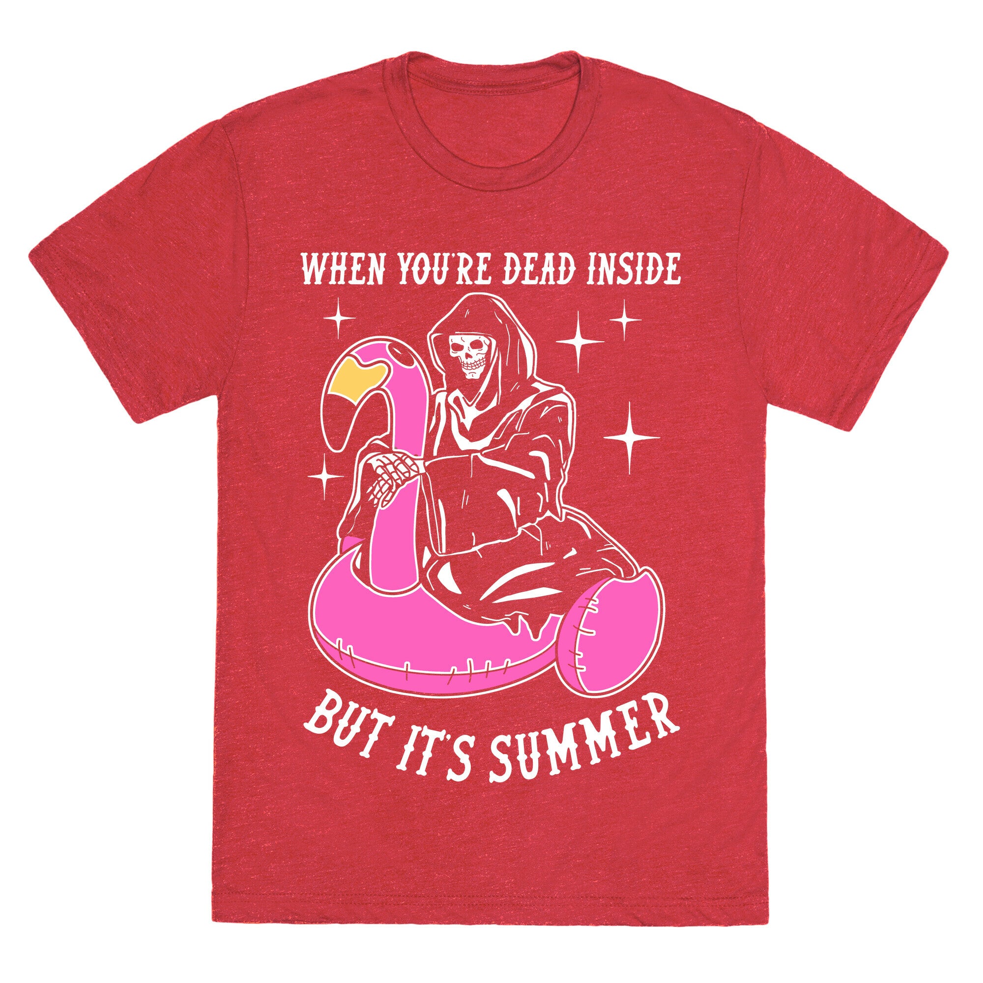 When You're Dead Inside But It's Summer Unisex Triblend Tee