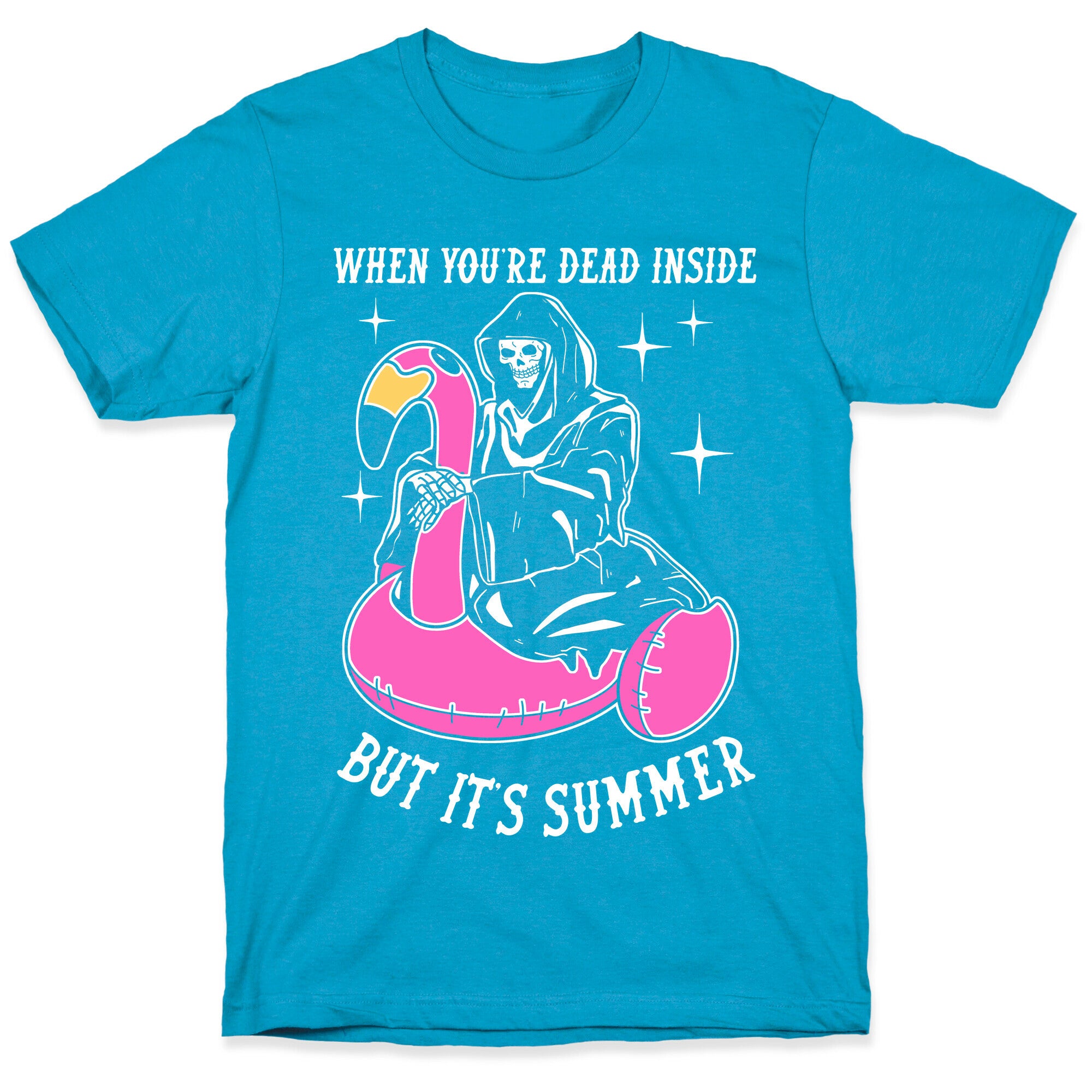 When You're Dead Inside But It's Summer Unisex Triblend Tee