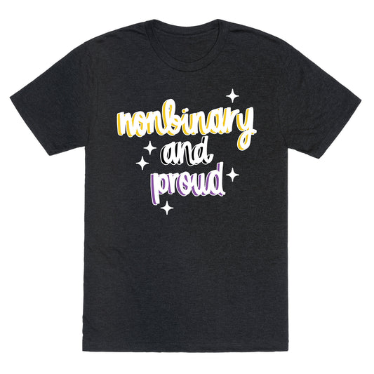 Nonbinary and Proud Unisex Triblend Tee