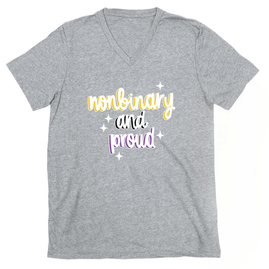 Nonbinary and Proud V-Neck
