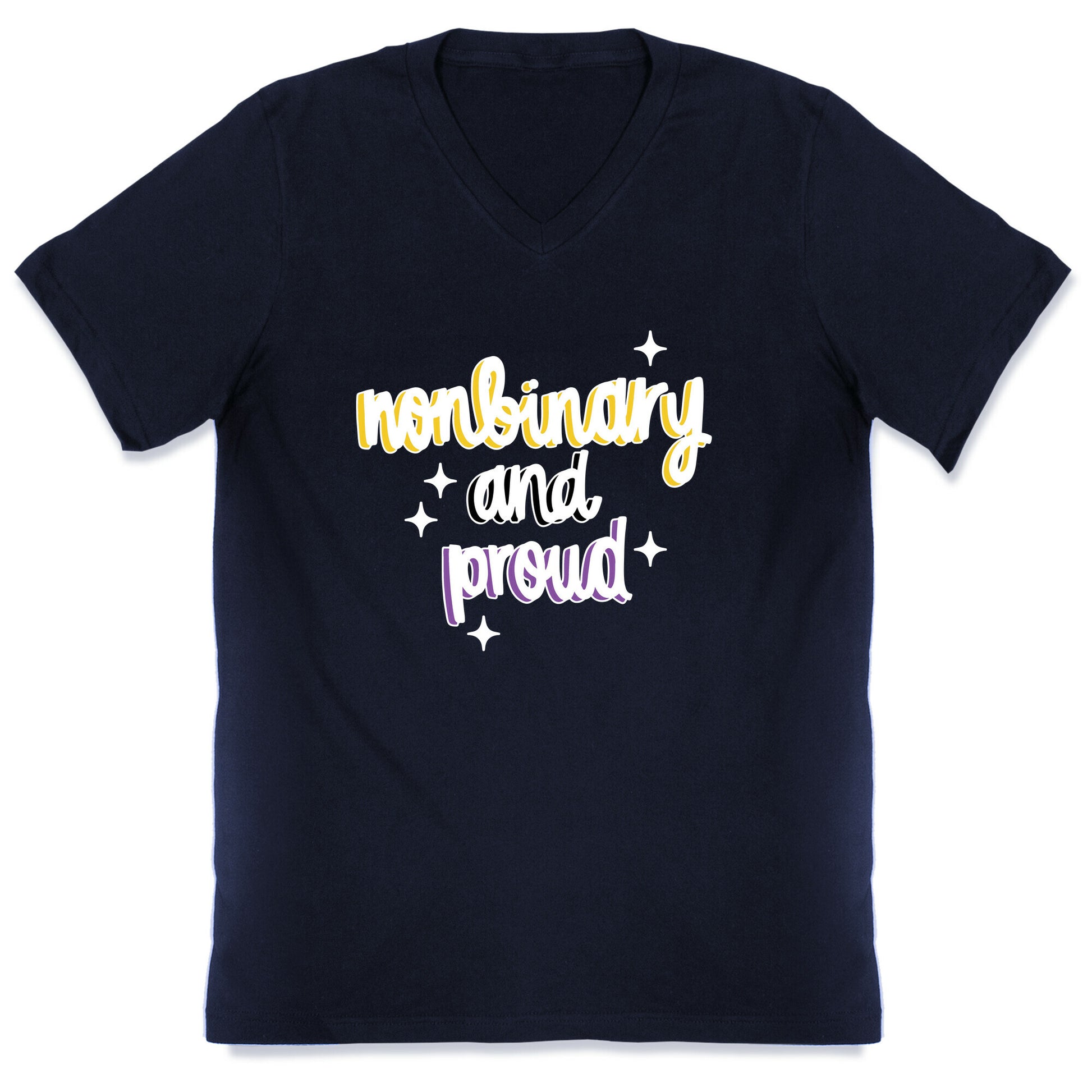 Nonbinary and Proud V-Neck