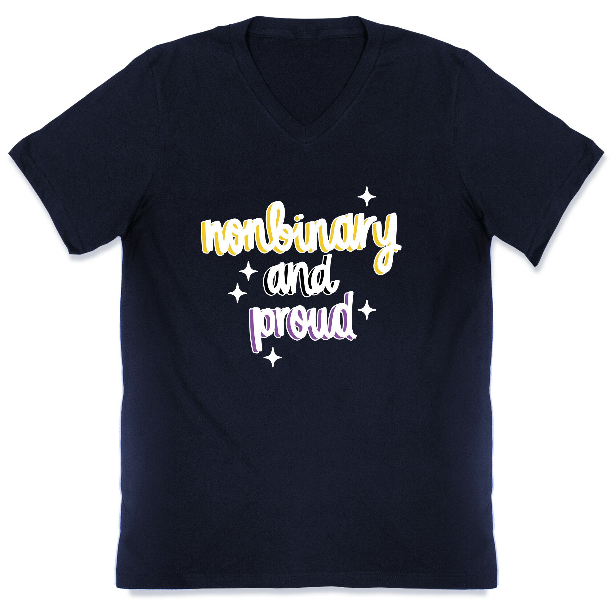 Nonbinary and Proud V-Neck