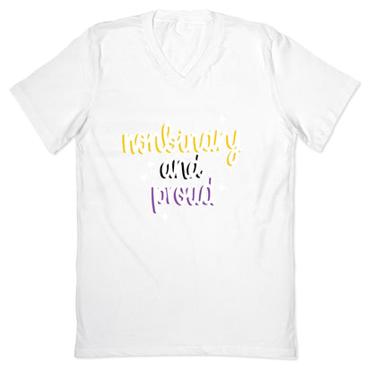 Nonbinary and Proud V-Neck