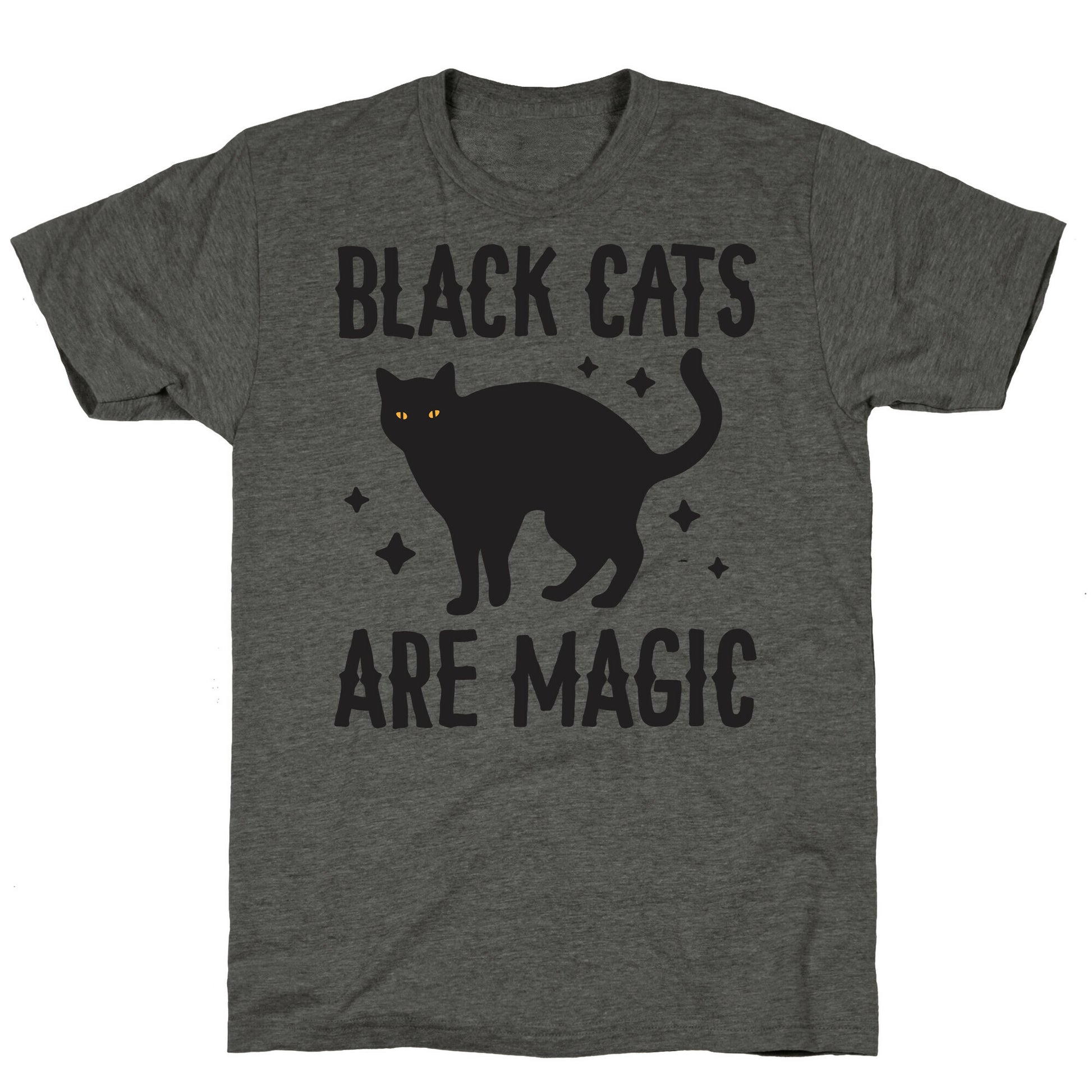 Black Cats Are Magic Unisex Triblend Tee