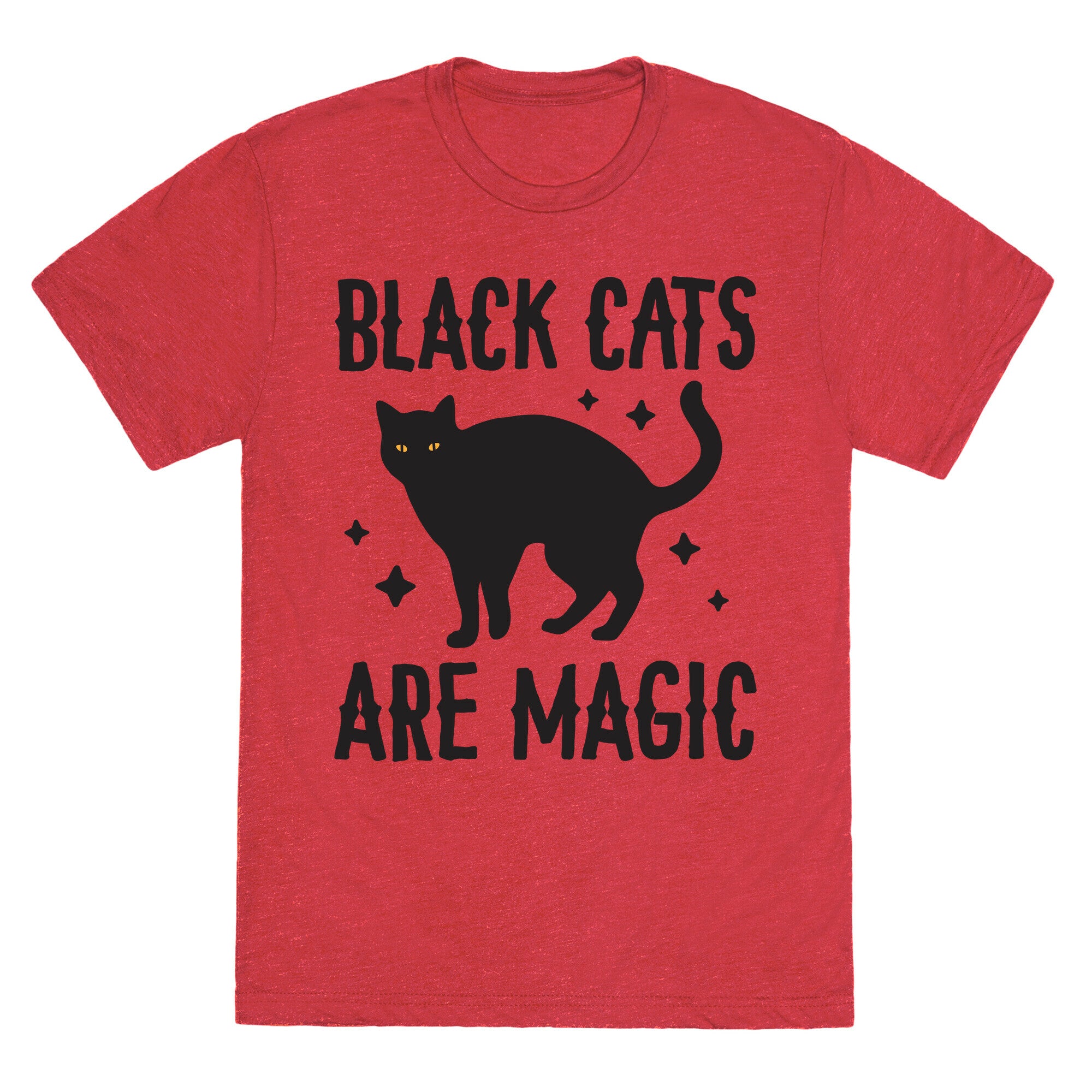Black Cats Are Magic Unisex Triblend Tee
