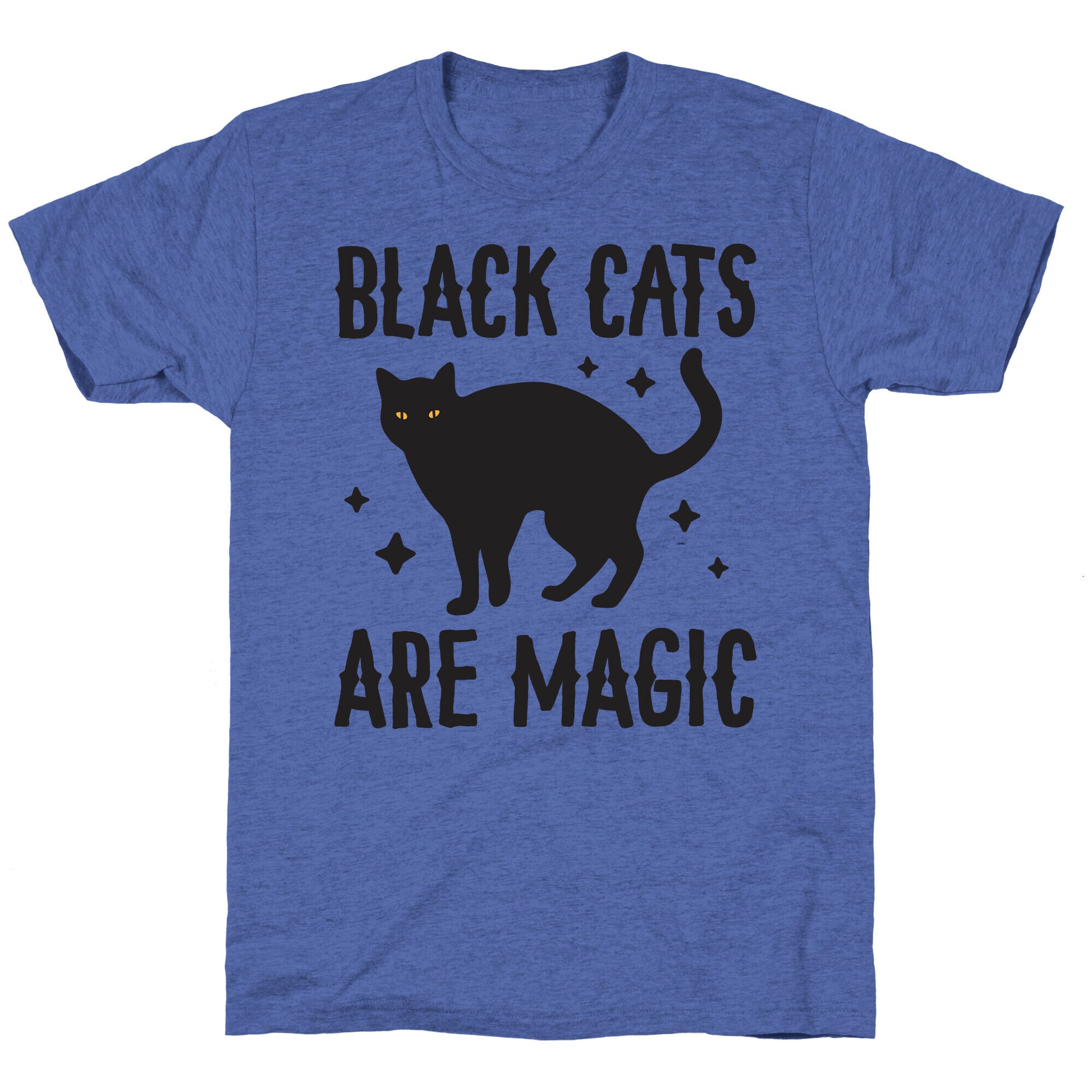 Black Cats Are Magic Unisex Triblend Tee