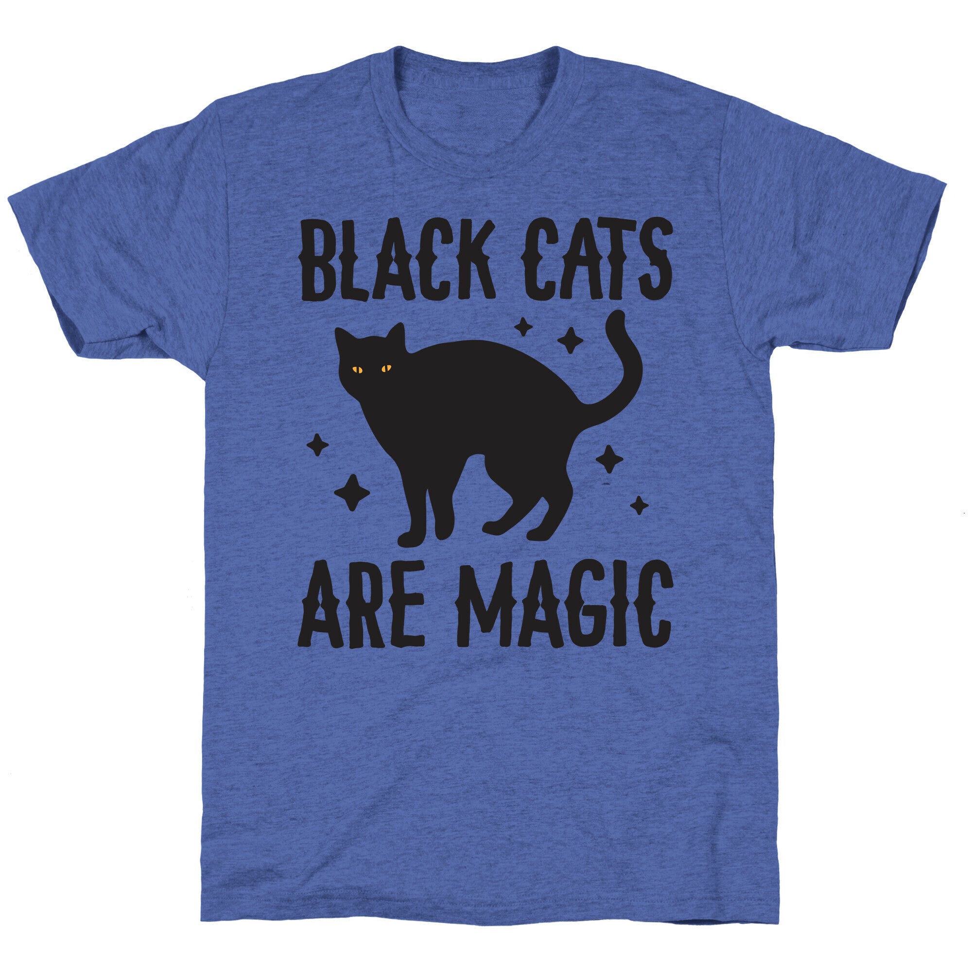 Black Cats Are Magic Unisex Triblend Tee