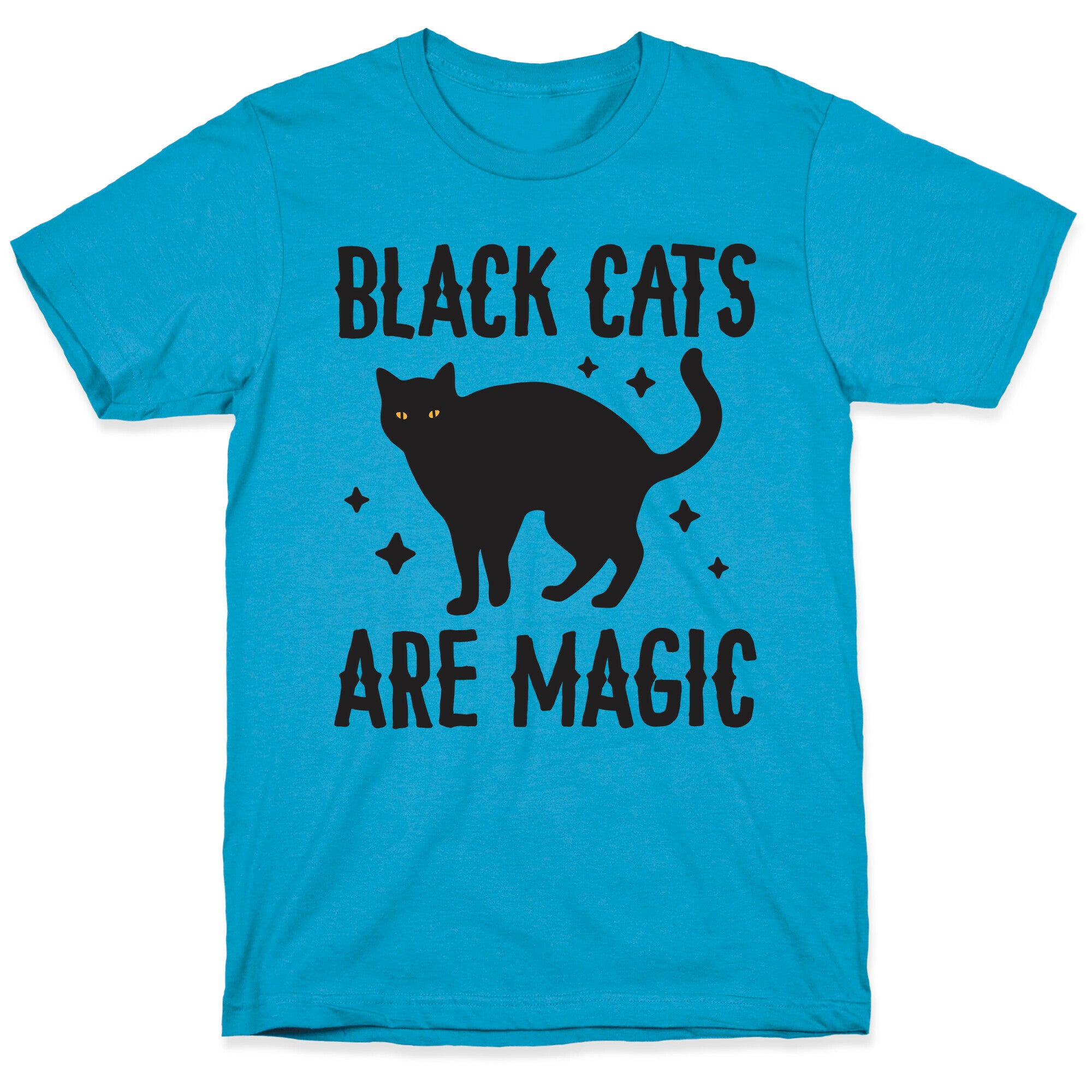 Black Cats Are Magic Unisex Triblend Tee