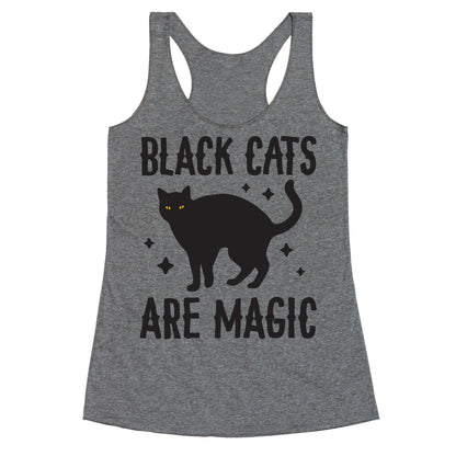 Black Cats Are Magic Racerback Tank
