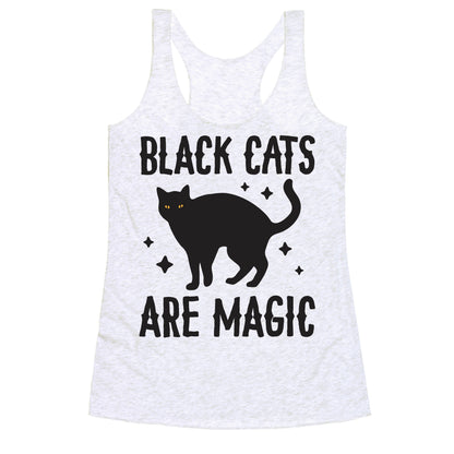 Black Cats Are Magic Racerback Tank