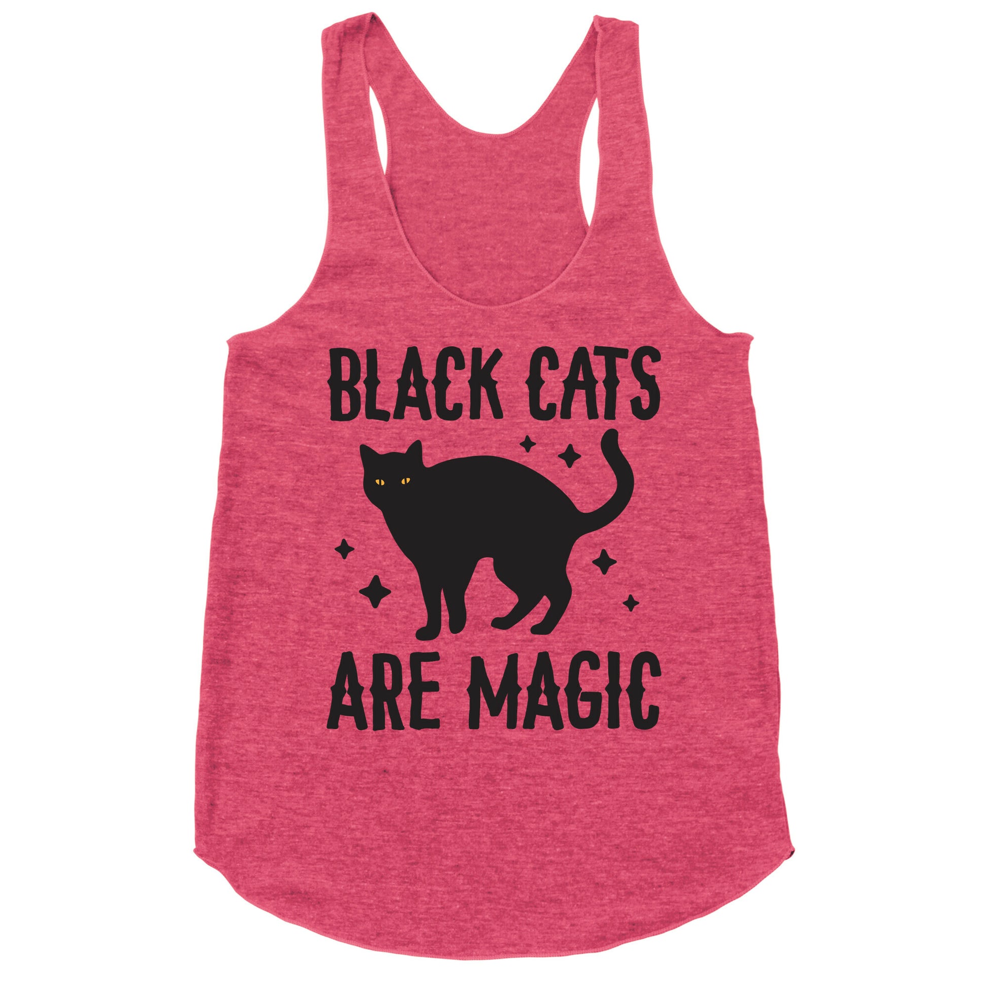 Black Cats Are Magic Racerback Tank