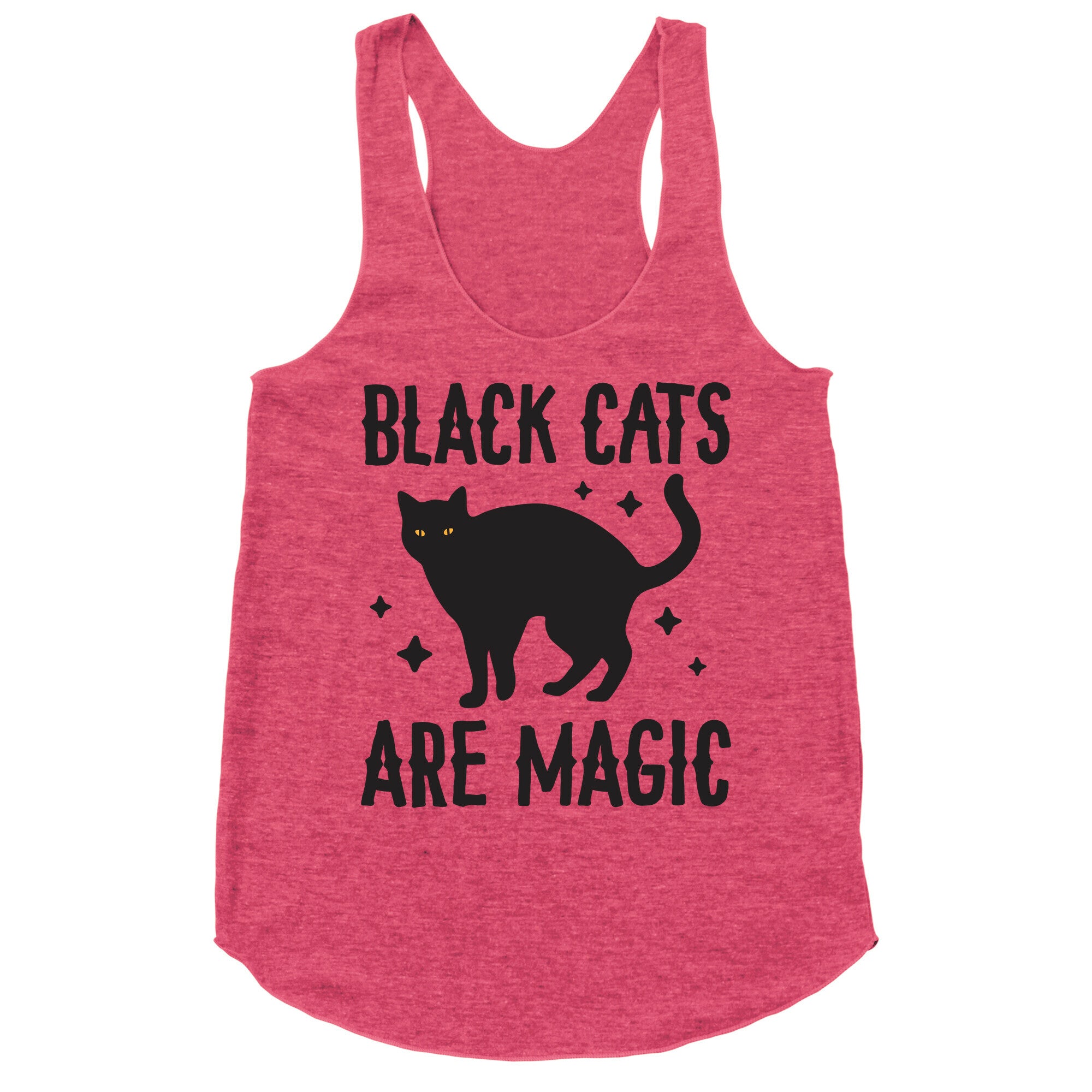 Black Cats Are Magic Racerback Tank