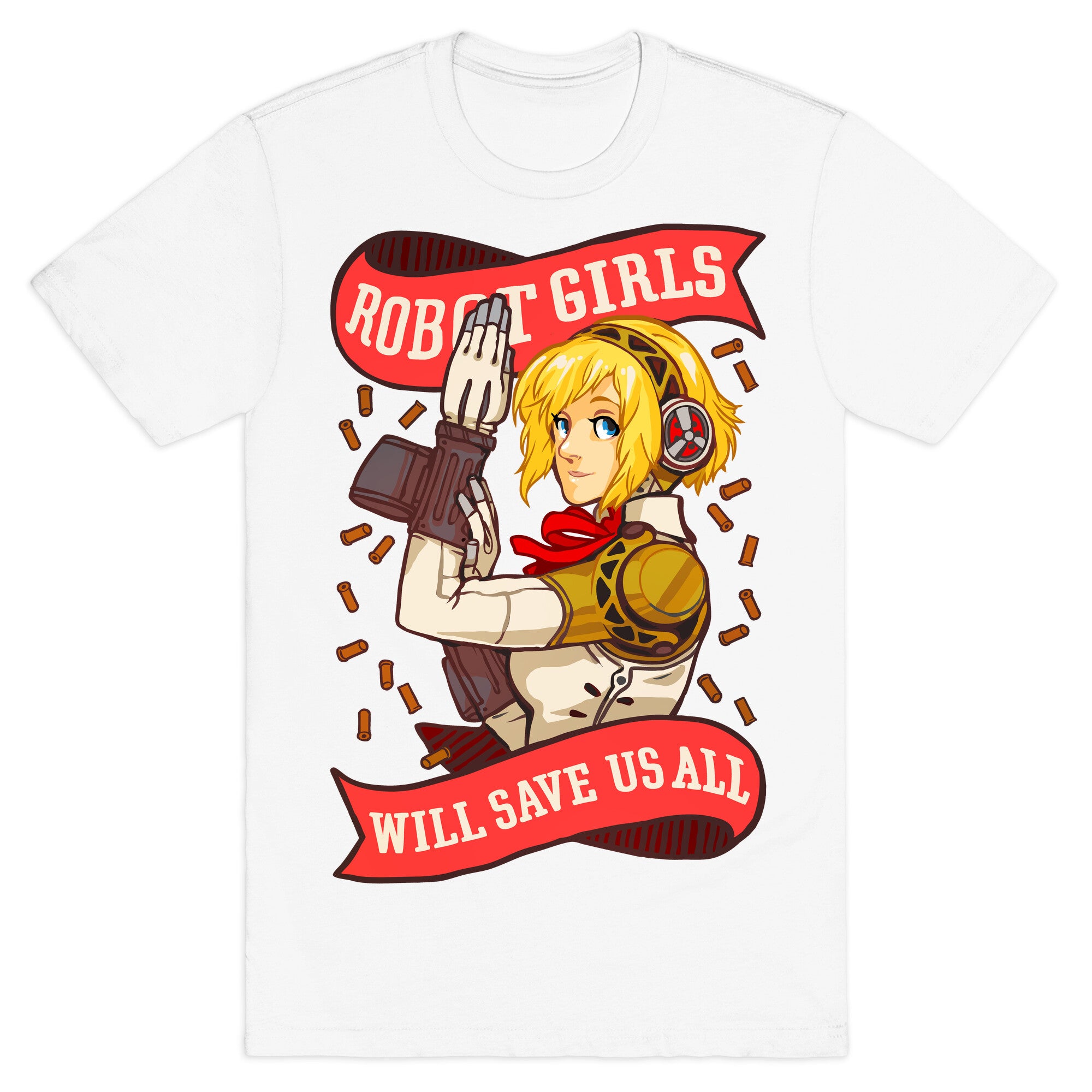 Robot Girls Will Save Us All T-Shirt
