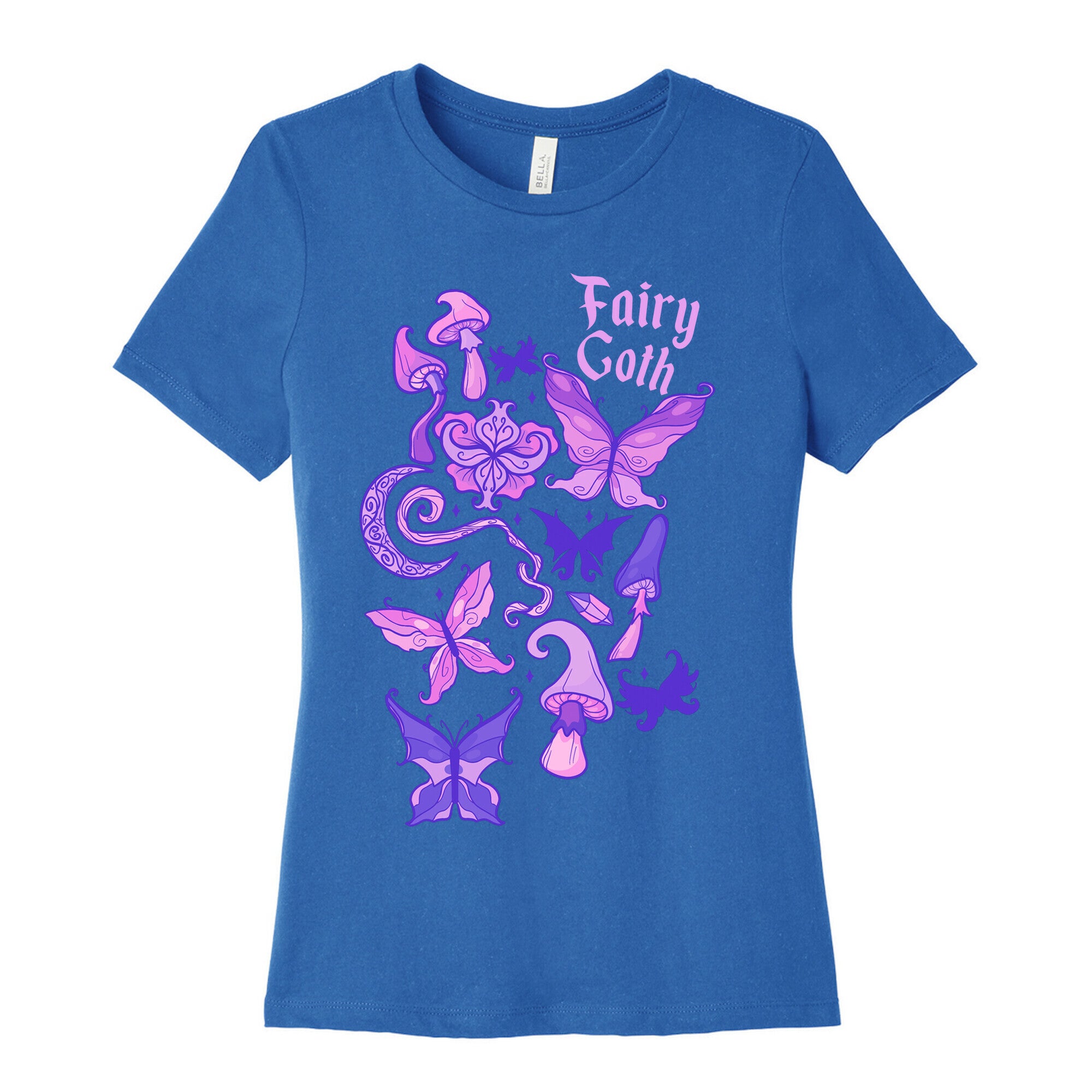 Fairy Goth Pattern Women's Cotton Tee