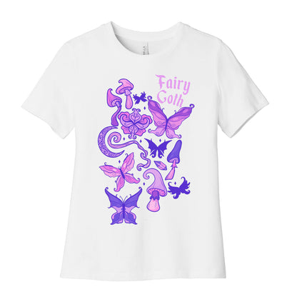 Fairy Goth Pattern Women's Cotton Tee
