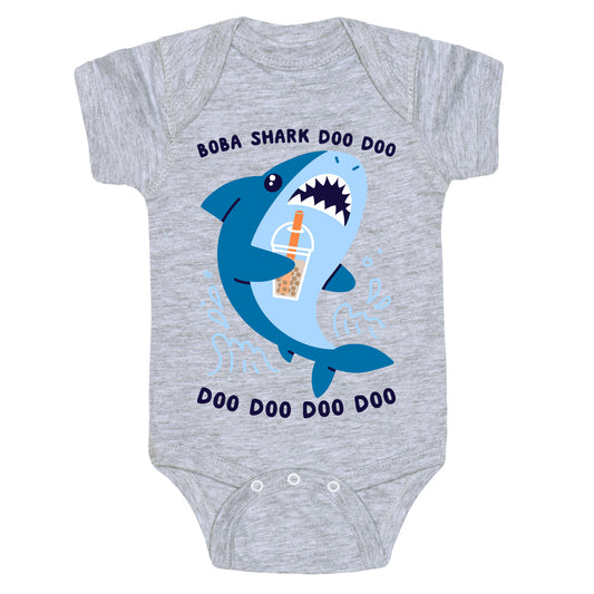 Boba Shark Baby One Piece