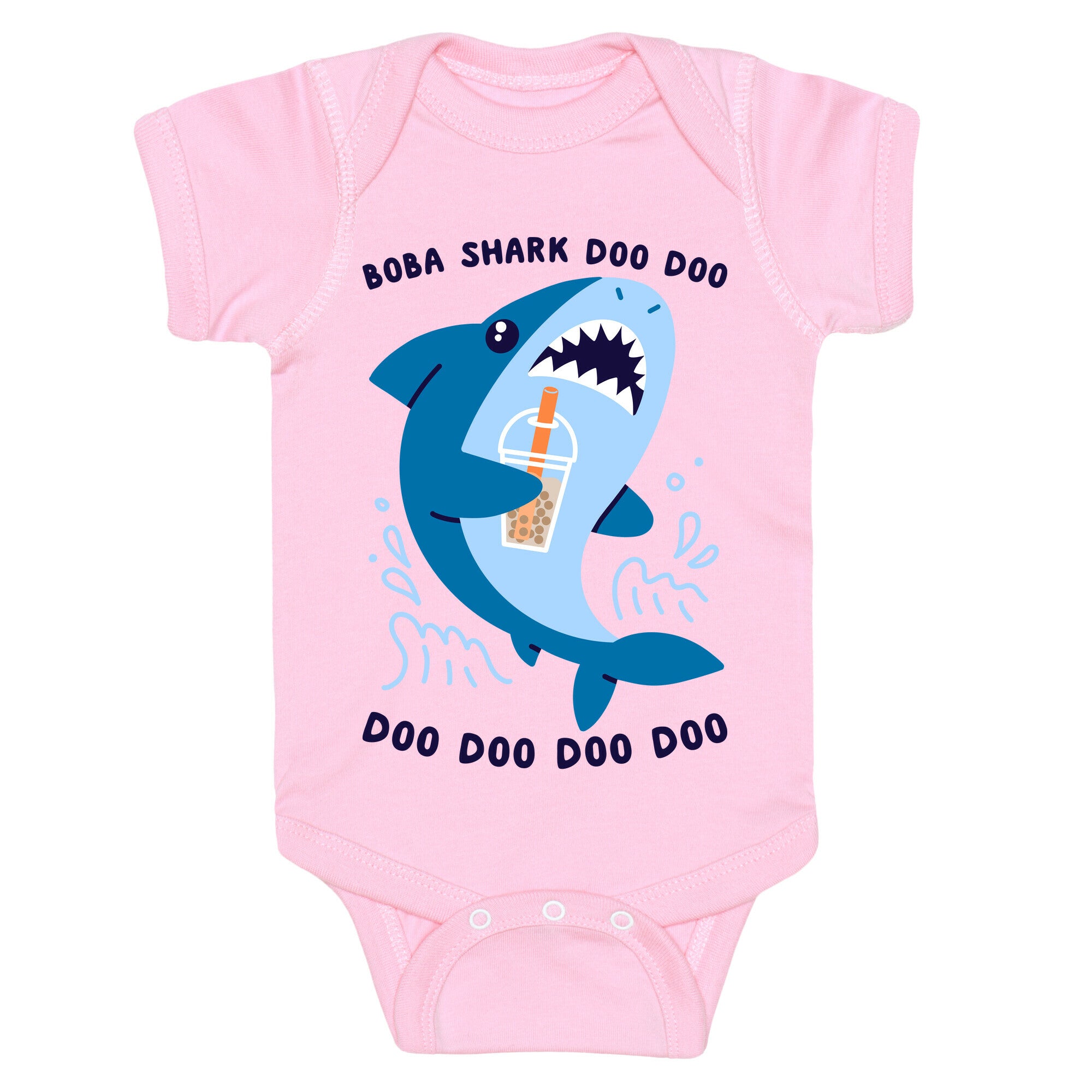 Boba Shark Baby One Piece