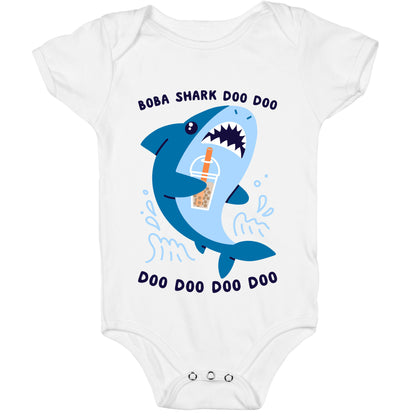 Boba Shark Baby One Piece